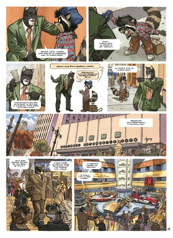 Guarnido : Blacksad tome 6 planche 40 - Planche originale