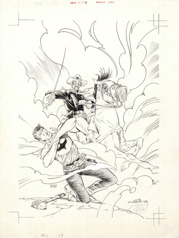 Yuma (Zagor) by Ciro Tota - Original Cover