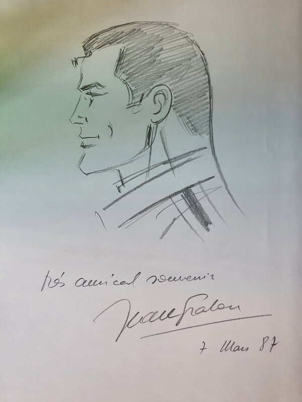 Dédicace Michel Vaillant - Jean Graton - Sketch