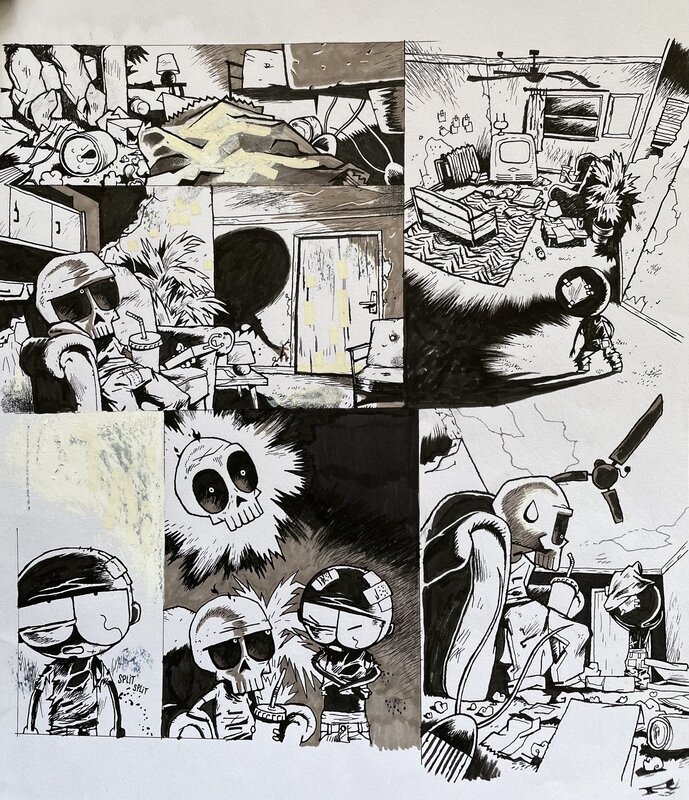 Mutafukaz p14 par RUN - Planche originale