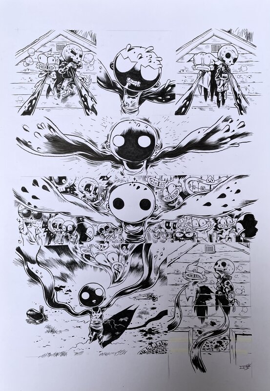 Mutafukaz p394 par RUN - Planche originale