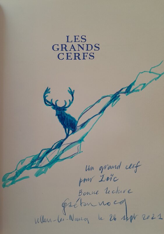 Les grands cerfs by Gaétan Nocq - Sketch