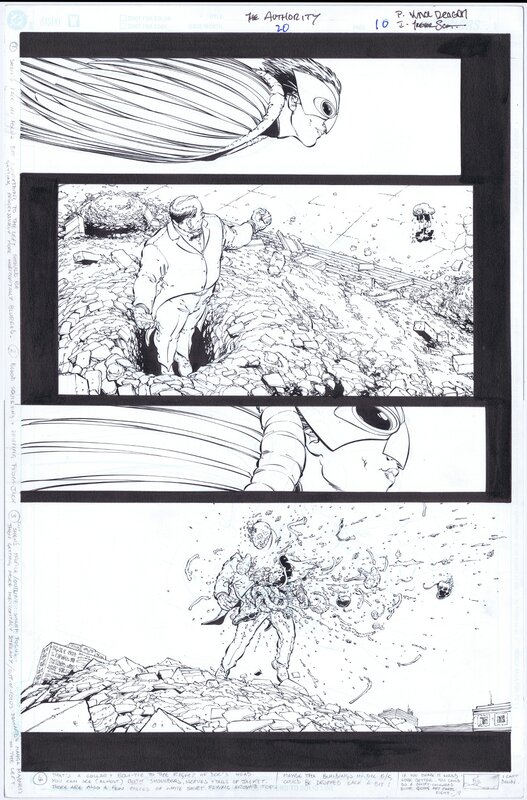 Authority #20 page 10 by Frank Quitely - Planche originale