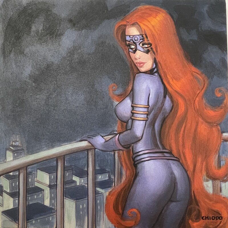 Joe Chiodo, Marvel VS : Herald of Galactus #107 : Medusa, Queen of the Inhumans - Illustration originale