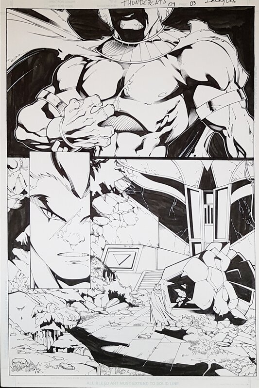 Ed Benes, Rob Lean, Thundercats - The Return #4 p3 - Planche originale