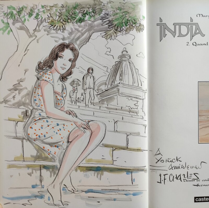 Jean-François Charles, India Dreams T.2 Quand revient la mousson - Sketch