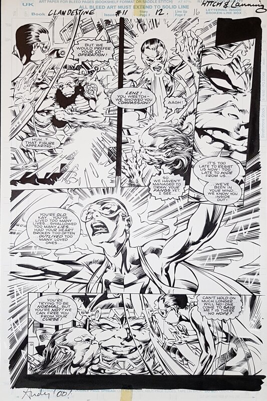 Clandestine #11 P12 by Bryan Hitch, Andy Lanning - Comic Strip