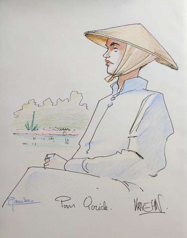 Jean-Charles Kraehn, Patricia Jambers, Tramp T.9 Le trésor du Tonkin - Dédicace