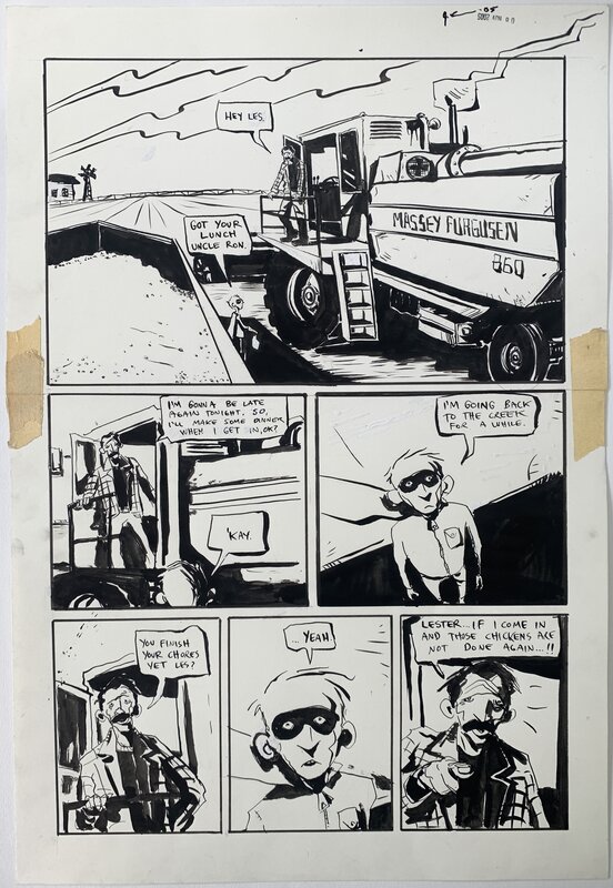 Jeff Lemire, Essex County Volume 1: Tales From the Farm p029 - Planche originale