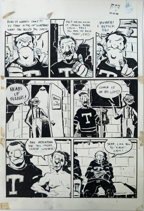 Jeff Lemire, Essex County Volume 2: Ghost Stories - p142 - Planche originale