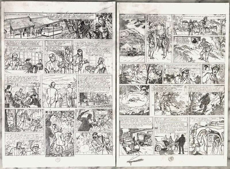 Blake & Mortimer par Teun Berserik - Planche originale