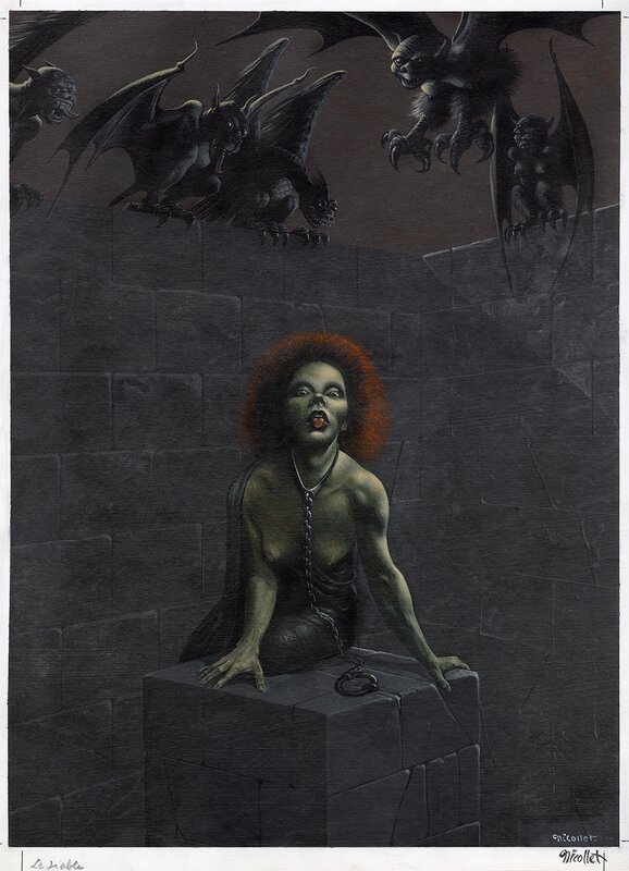 Le Diable par Jean-Michel Nicollet, François Arnoult - Illustration originale