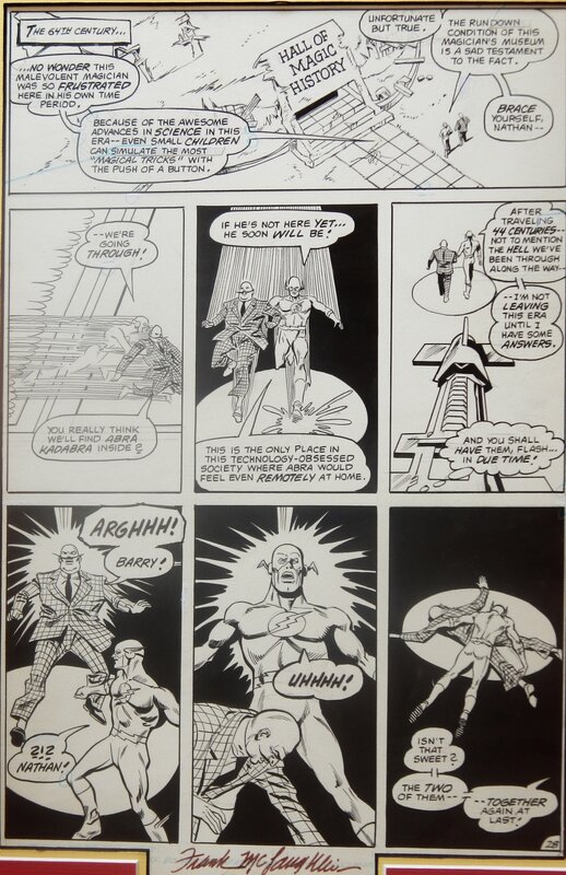 Flash issue 338 par Carmine Infantino, Frank McLaughlin, Cary Bates - Planche originale