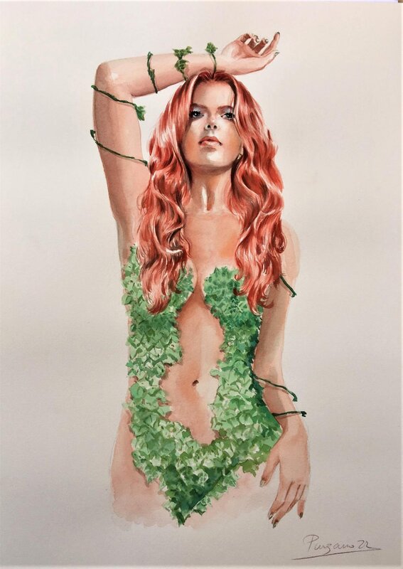 Poison Ivy par Ester Punzano - Illustration originale