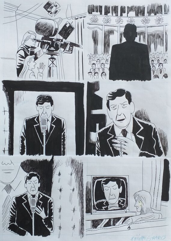 For sale - Girard - Léonard Cohen Sur un fil - Page 70 - Comic Strip