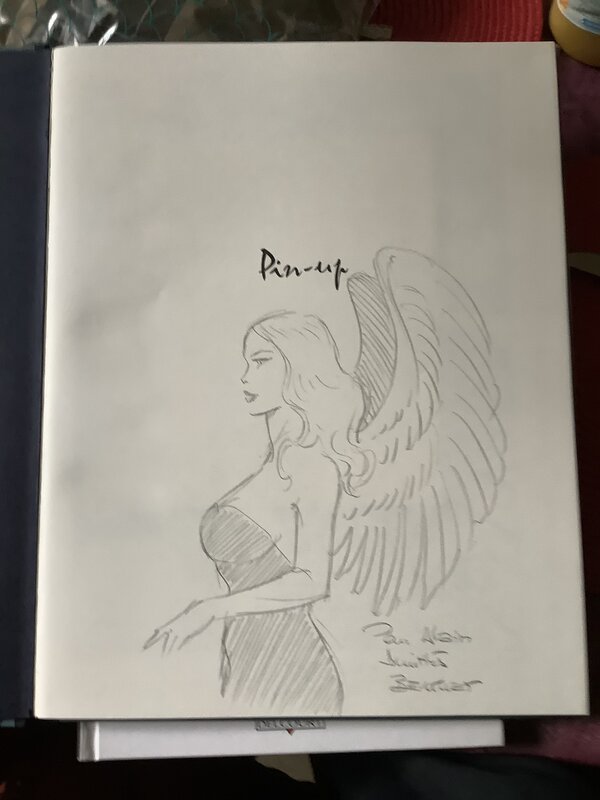 Pin up by Philippe Berthet - Sketch
