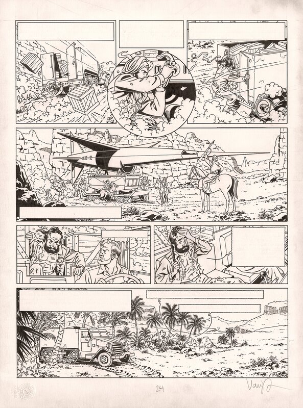 Peter Van Dongen, Blake et Mortimer - Le dernier Espadon - Comic Strip