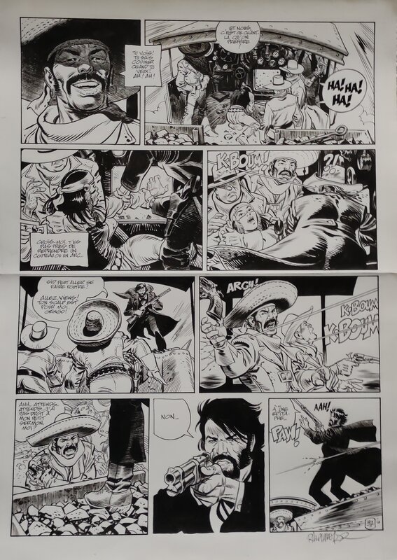 Ralph Meyer, Undertaker Salvaje T06 - Planche originale