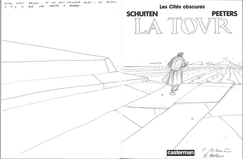 La Tour - 1987 par François Schuiten - Dédicace