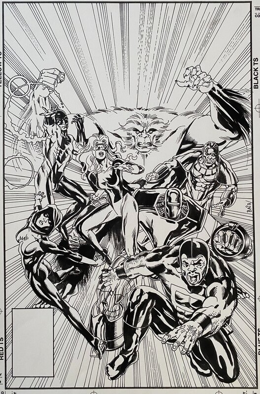 Michael Bair, Alpha Flight - Cover - #100 - Original Cover