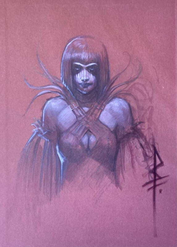 Riccardo Federici, Dedicace sur Saria integral - Sketch