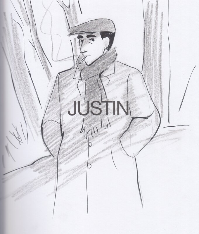Justin by Nadar - Sketch