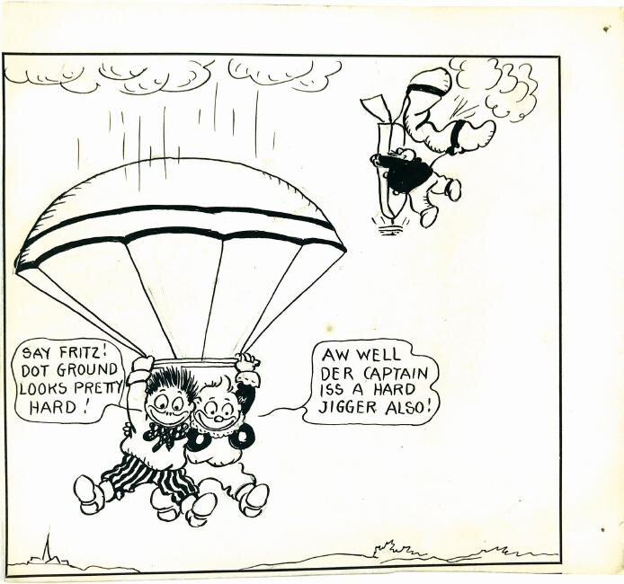 Rudolph DIRKS, The captain and the kids, circa 1910 - Planche originale