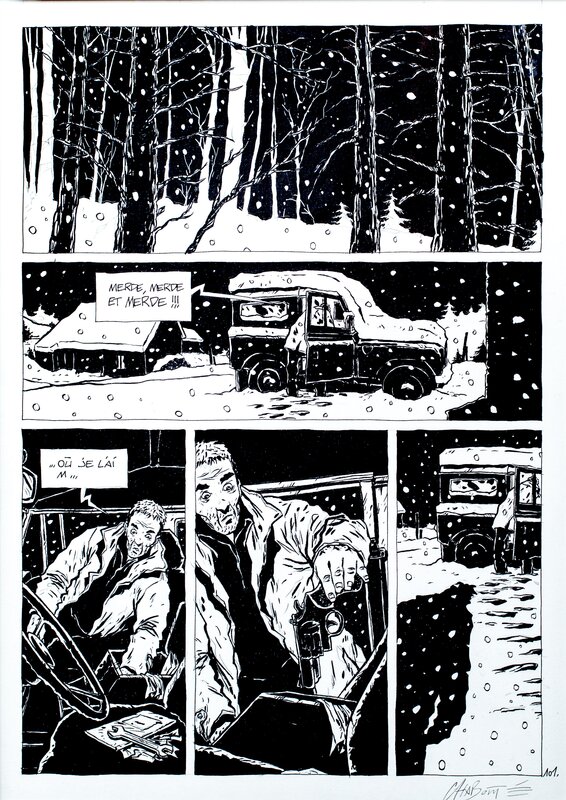 Christophe Chabouté, La Bête - planche 101 - Comic Strip