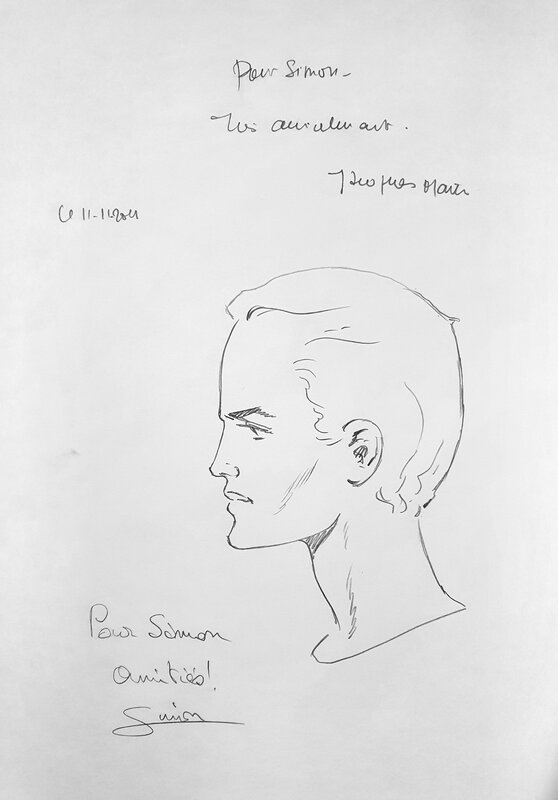Dédicace Alix - Simon - Sketch