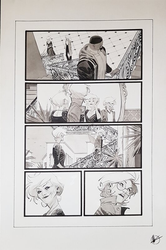 Matteo Scalera, Batman White Knight presents Harley Quinn #3 p21 - Planche originale