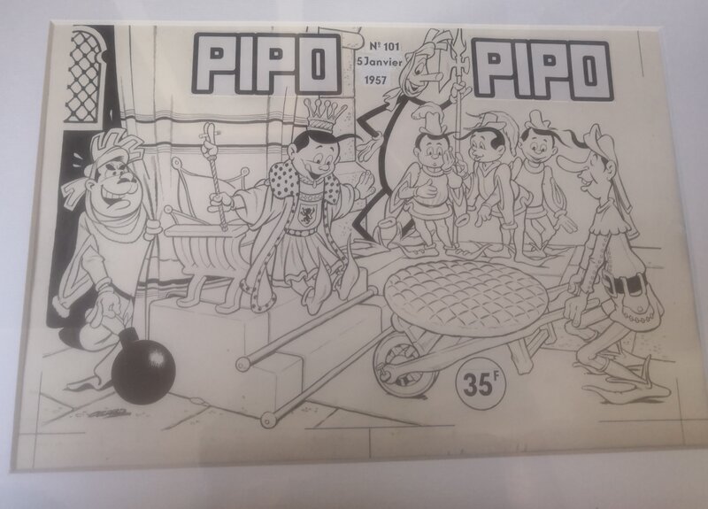 Cézard, Couverture originale Pipo 101 - Original Cover