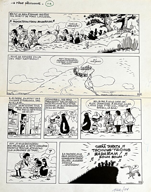 Jean-Claude Fournier, Bizu - Le Piège Mélomane - Comic Strip