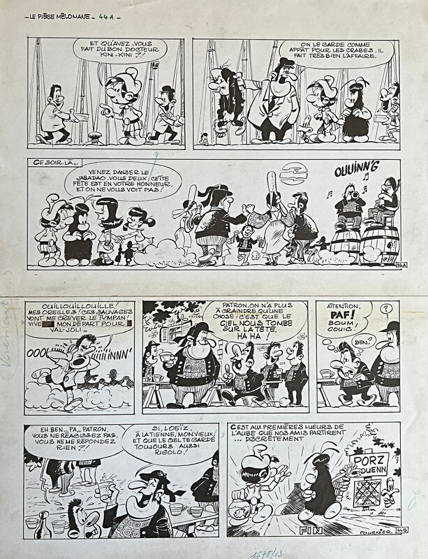 Jean-Claude Fournier, Bizu - Le Piège Mélomane - Comic Strip