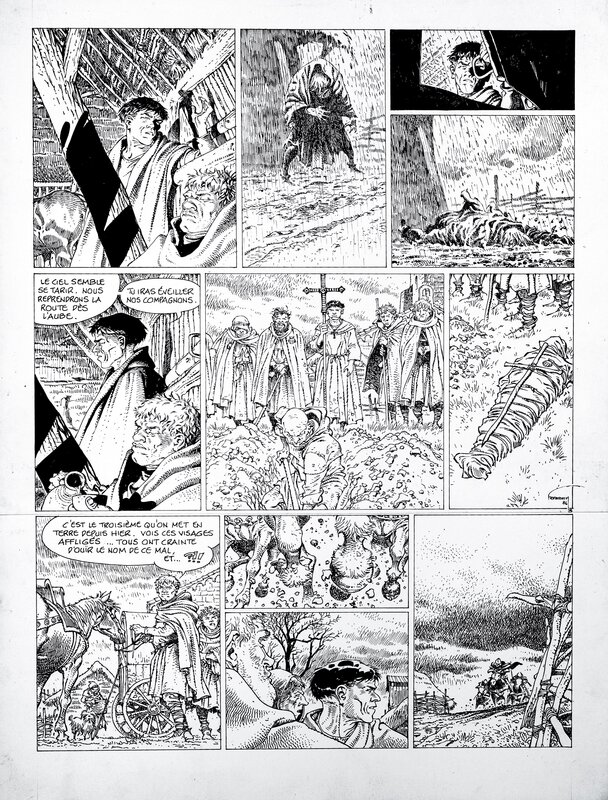 Hermann, Les Tours de Bois Maury tome 4 - planche 3 - Planche originale