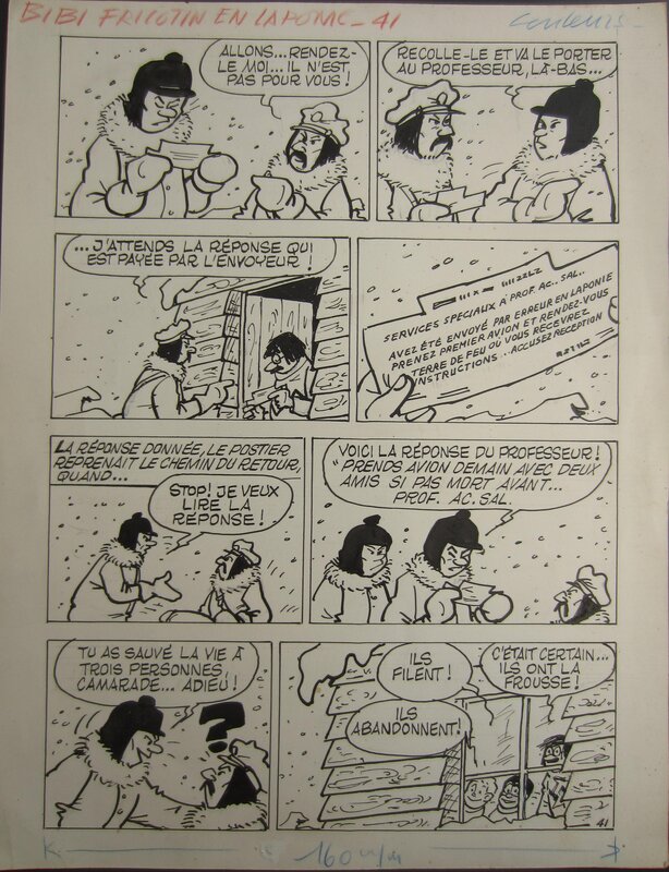 Pierre Lacroix, Bibi Fricotin en Laponie - Comic Strip