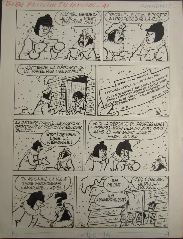 For sale - Pierre Lacroix, Bibi Fricotin en Laponie - Comic Strip