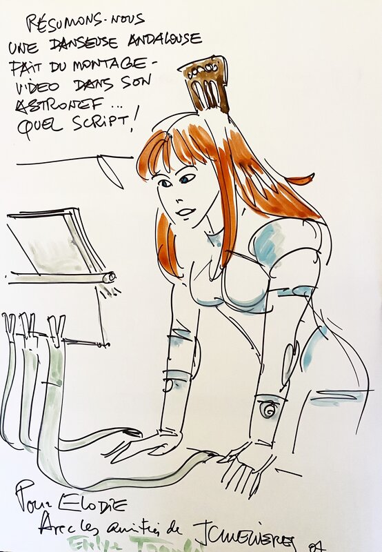 Laureline by Jean-Claude Mézières, Evelyne Tran-Lê - Sketch