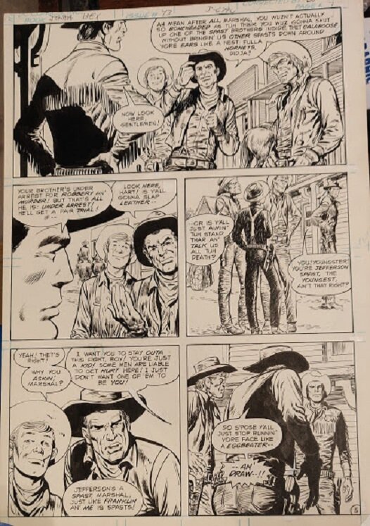 Jonah hex 43 page 5 by Gérald Forton - Comic Strip