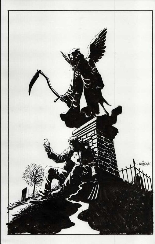 Dead MAN LOGAN #2 by Dave Johnson - Original Cover