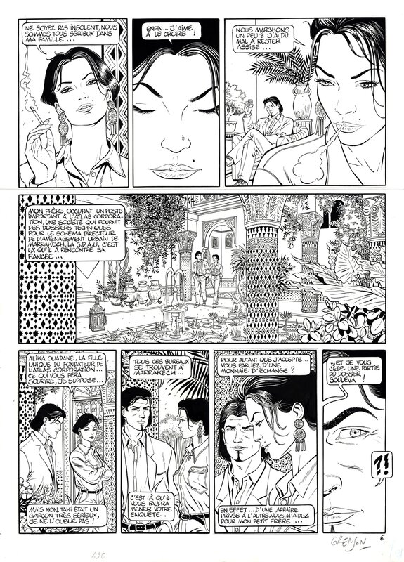 For sale - Grenson : Niklos Koda tome 3 planche 6 - Comic Strip