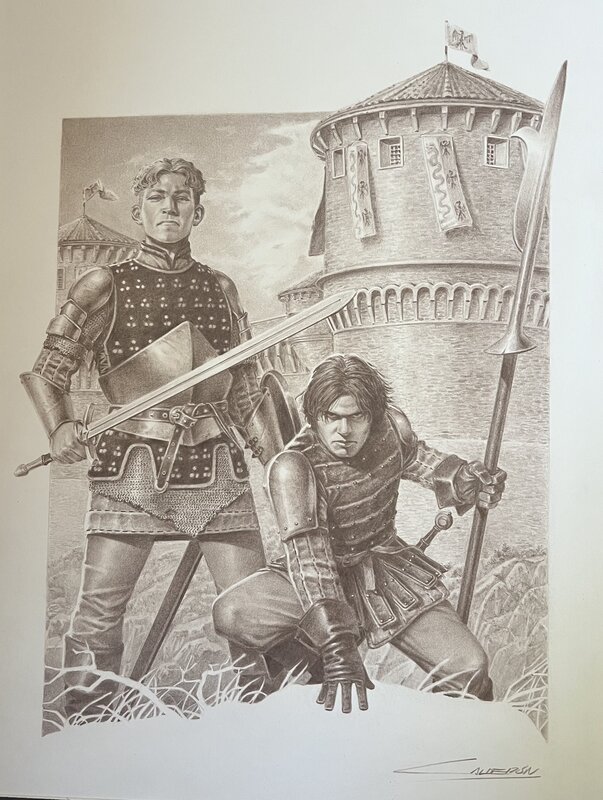 Jaime Caldéron, Henri & Blasco - Valois - Original Illustration