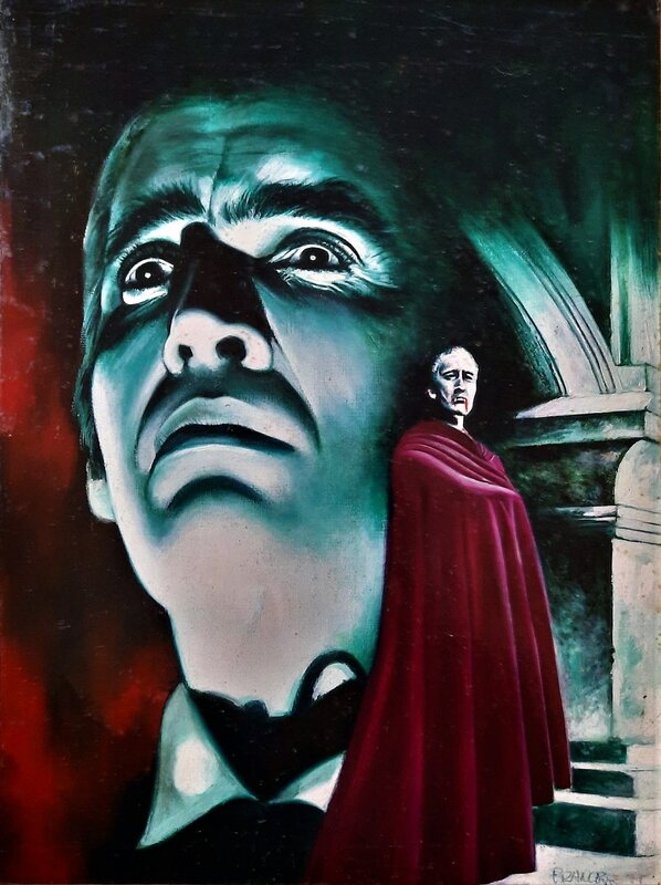 Francese Monjo Quintana, Gespenster Krimi 116 - Le double visage - Christopher Lee as Dracula - Couverture originale