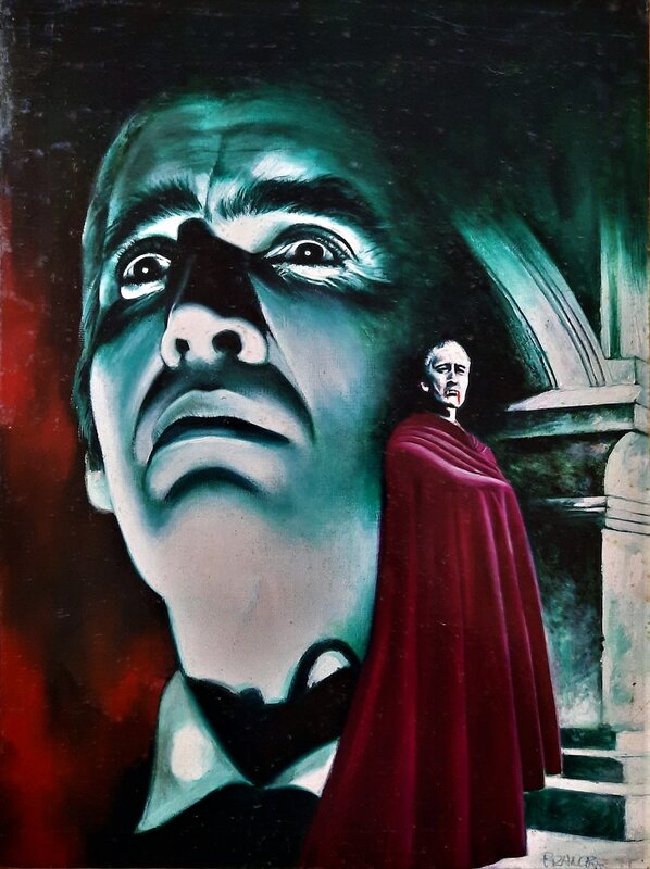 Francese Monjo Quintana, Gespenster Krimi 116 - Le double visage - Christopher Lee as Dracula - Original Cover