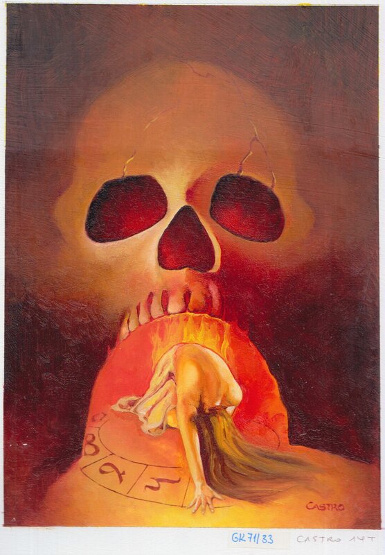 Castro, John Sinclair livre d'horreur - danse de la mort - Couverture originale