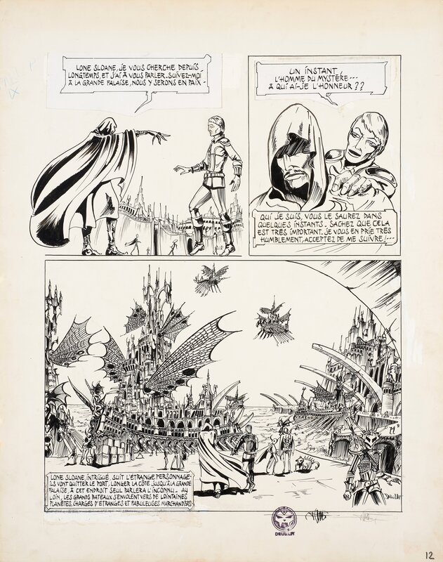 Philippe Druillet, Lone Sloane : le Mystère des abimes - Comic Strip