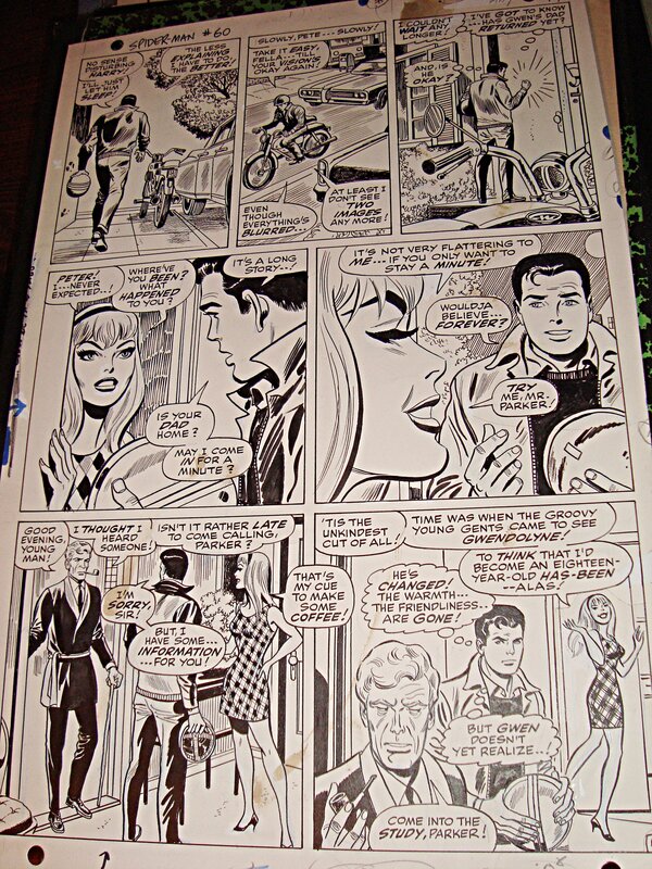 John Romita, Don Heck, Mike Esposito, Stan Lee, Amazing SPIDERMAN # 60 - Comic Strip