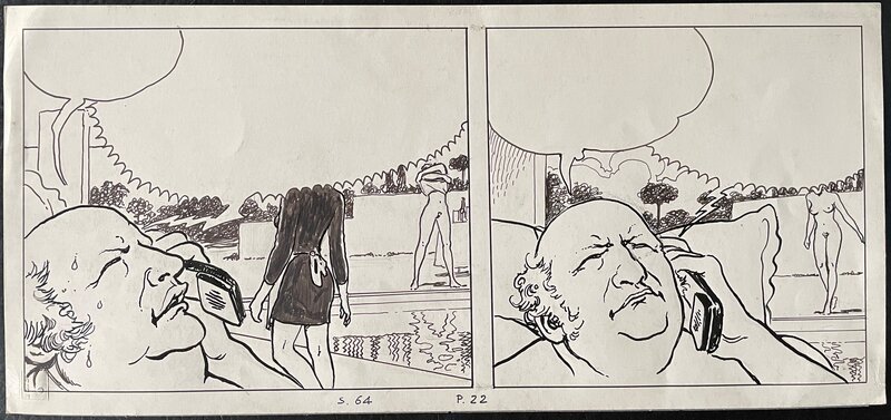 Manara - Le Declick #2 - Planche originale