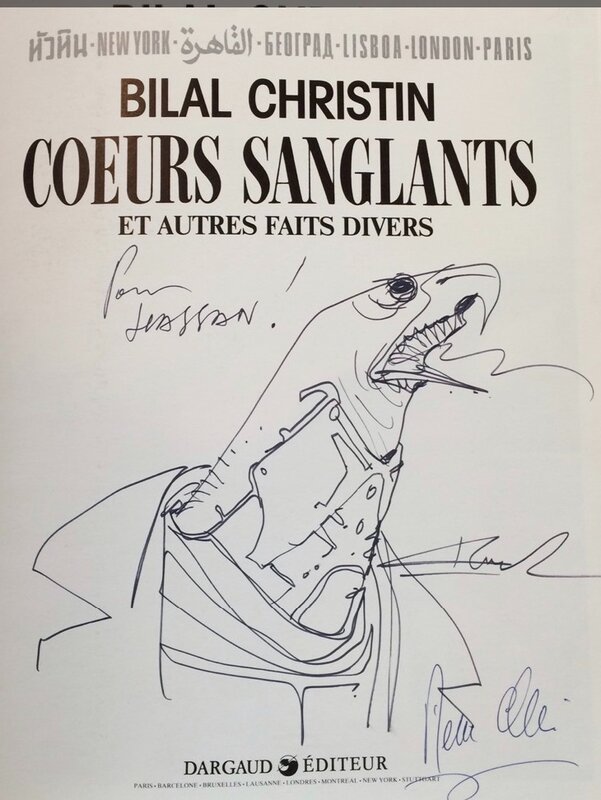 Coeurs Sanglants by Enki Bilal - Sketch