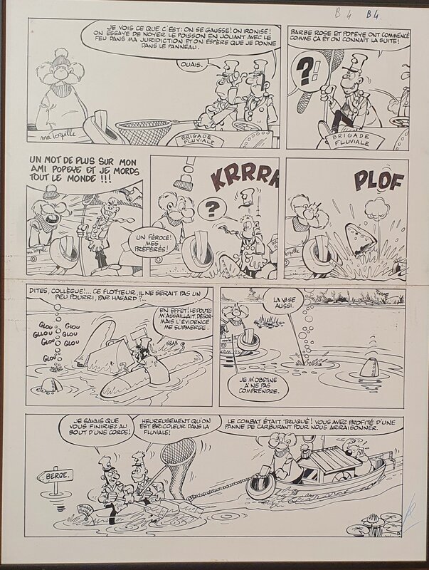 Cubitus par Dupa - Planche originale