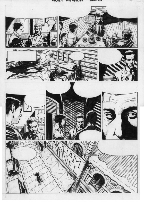 For sale - Manuel Garcia, Akham Mysteries Tome 1 planche 46 - Comic Strip